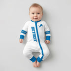 Detroit L. Football JG 0! Inspired Bamboo Two Piece Long Sleeve Pajama Set