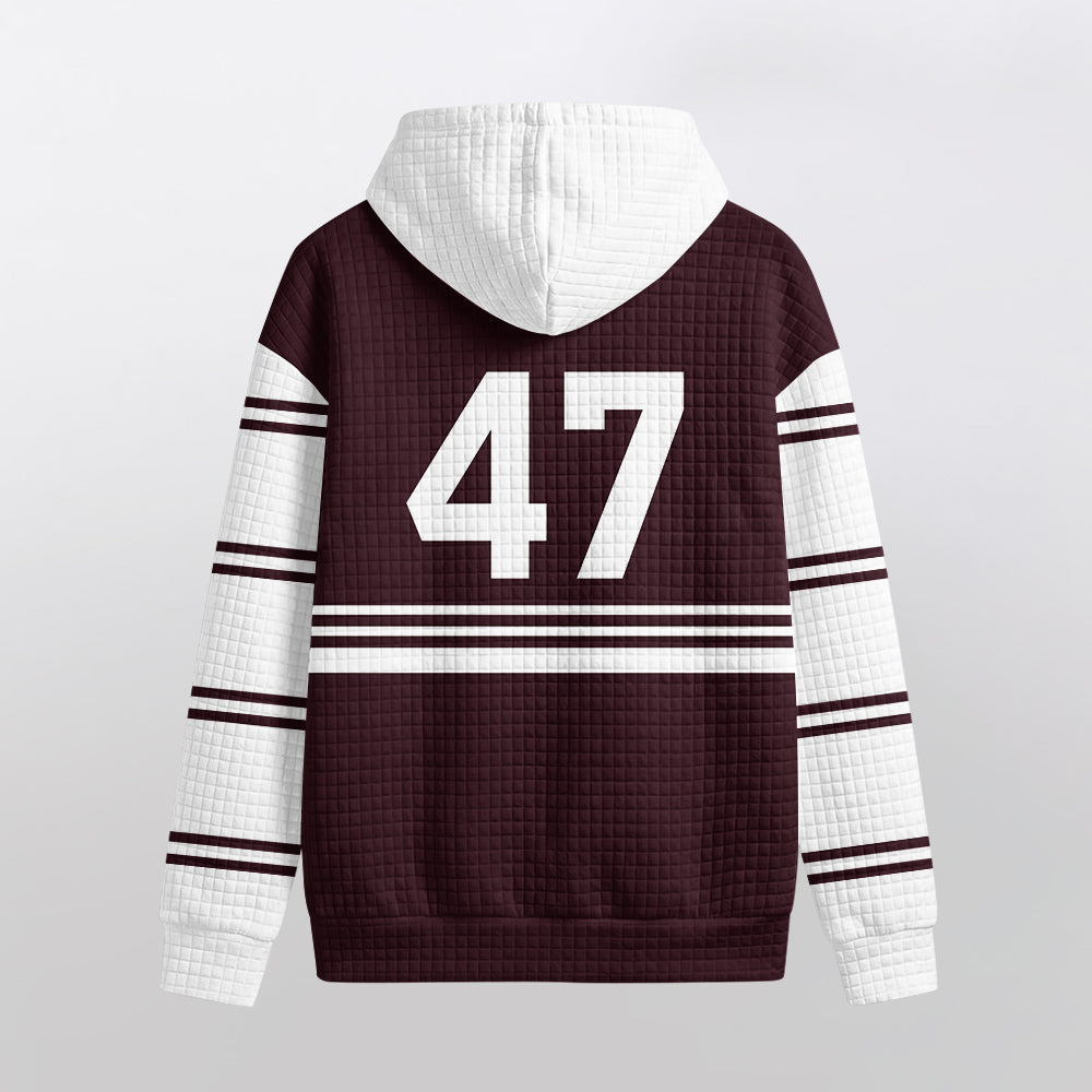 Manly Warringah 47 Waffle Hoodie