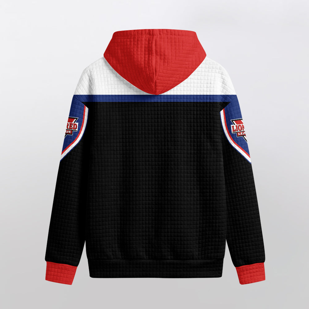 New Zealand Retro 2001 Unisex Waffle Hoodie
