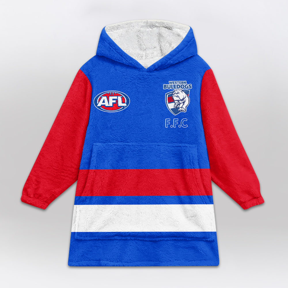 Western Bulldogs Unisex Blanket Hoodie