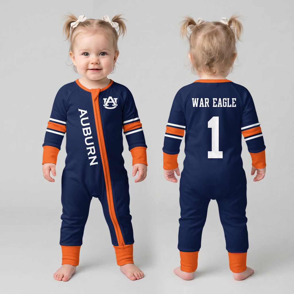 Auburn Tigers Football!! Inspired Bamboo Convertible Zippy