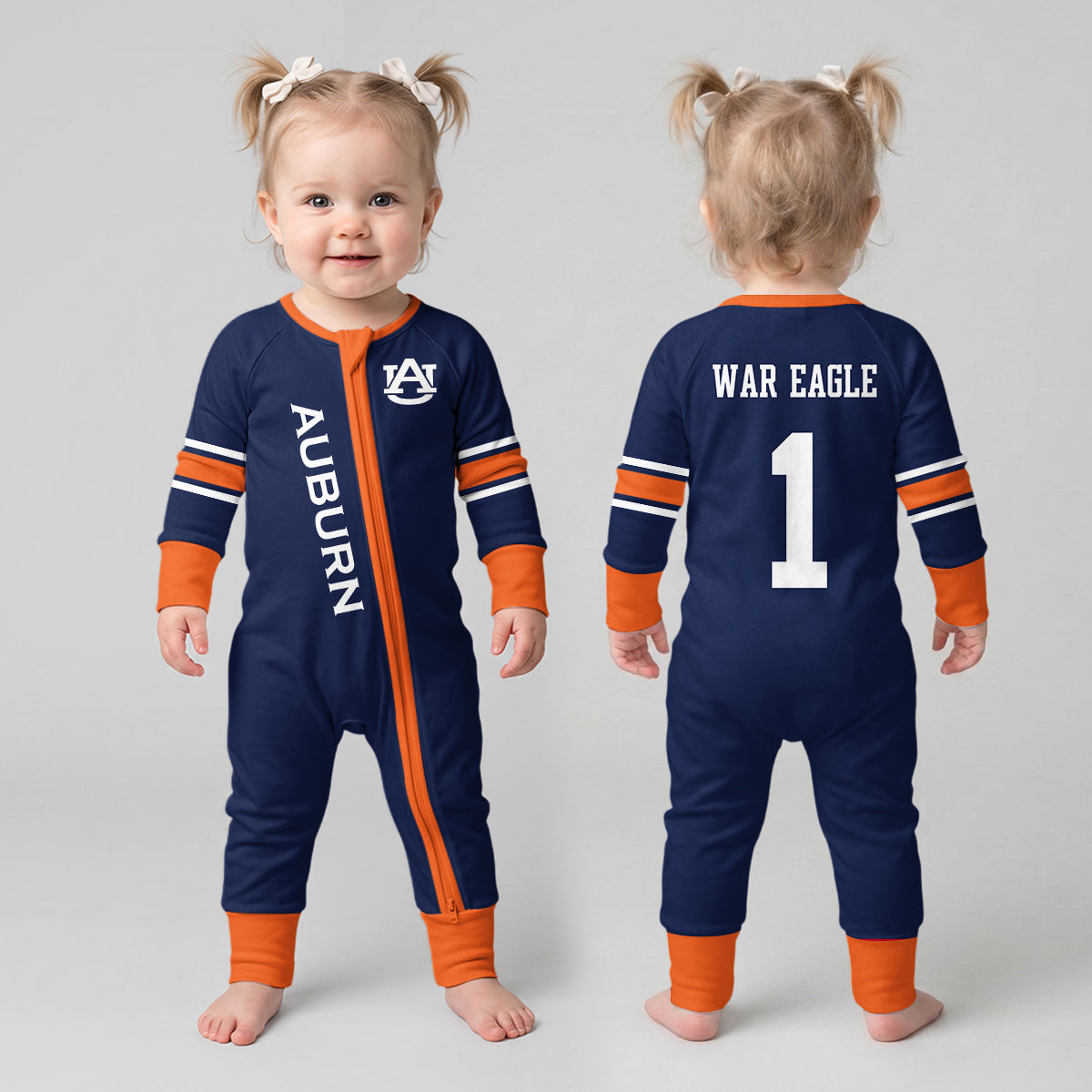 Auburn Tigers Football!! Inspired Bamboo Convertible Zippy