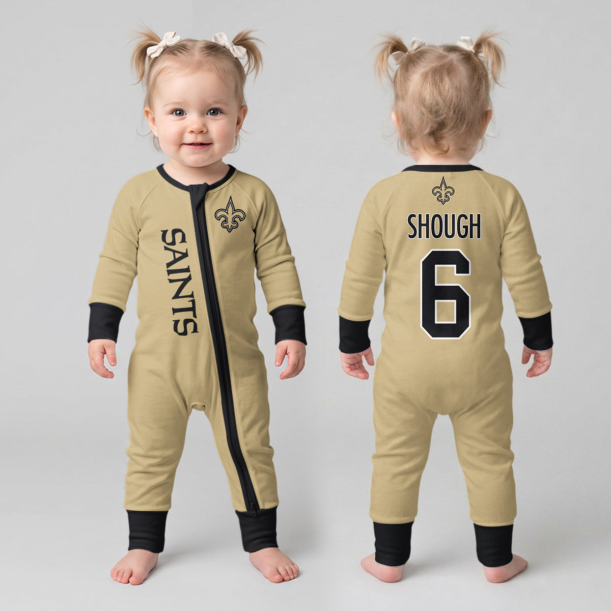 New Orleans Saints Football!! Inspired Bamboo Convertible Zippy