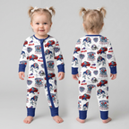 Bills Football x Beast Inspired Bamboo Convertible Zippy