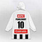 Collingwood 10 Pendlebury Football Blanket Hoodie