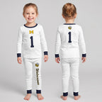 Michigan Wolverines Football!! Inspired Bamboo Two Piece Long Sleeve Pajama Set