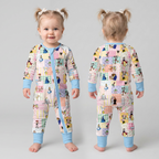 Preppy Magical Wonderland  Bamboo Convertible Zippy