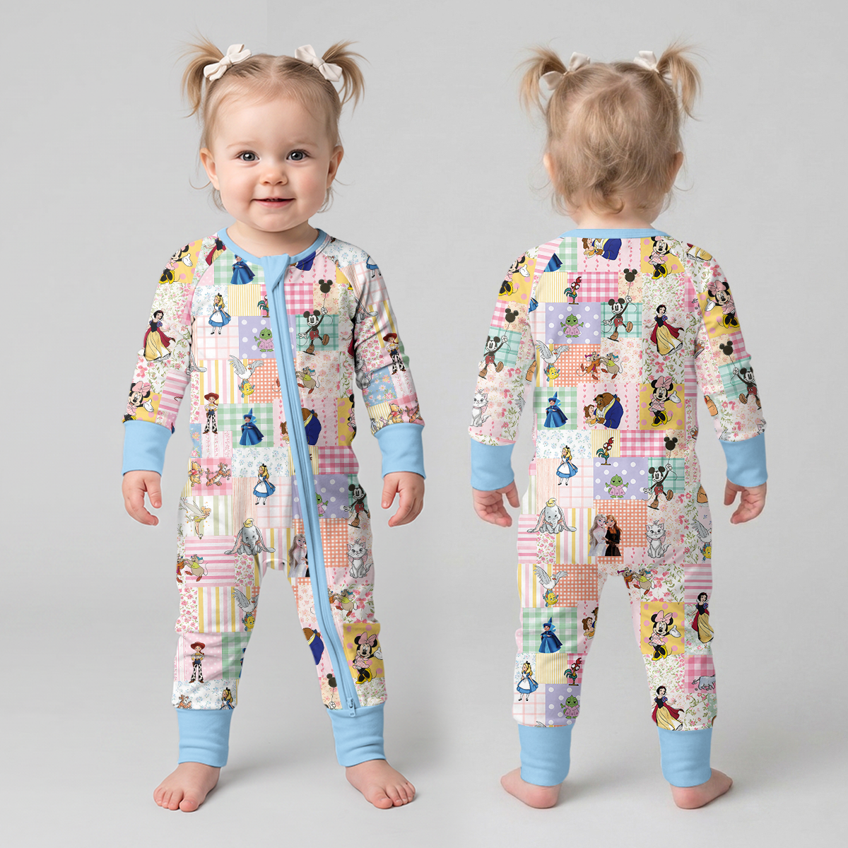 Preppy Magical Wonderland  Bamboo Convertible Zippy