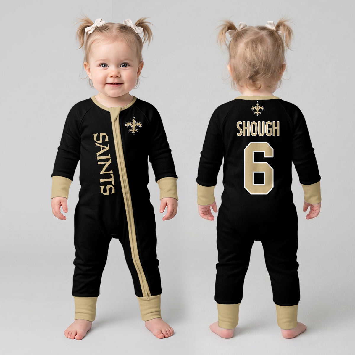 New Orleans Saints Football!! Inspired Bamboo Convertible Zippy