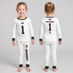 Georgia Bulldogs Football! Inspired Bamboo Two Piece Long Sleeve Pajama Set