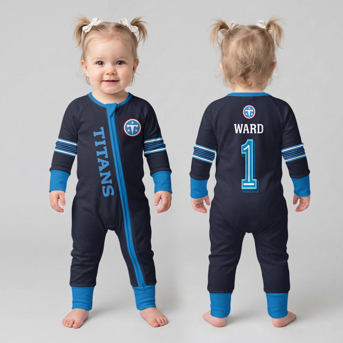 Tennessee Titans Football!! Inspired Bamboo Convertible Zippy
