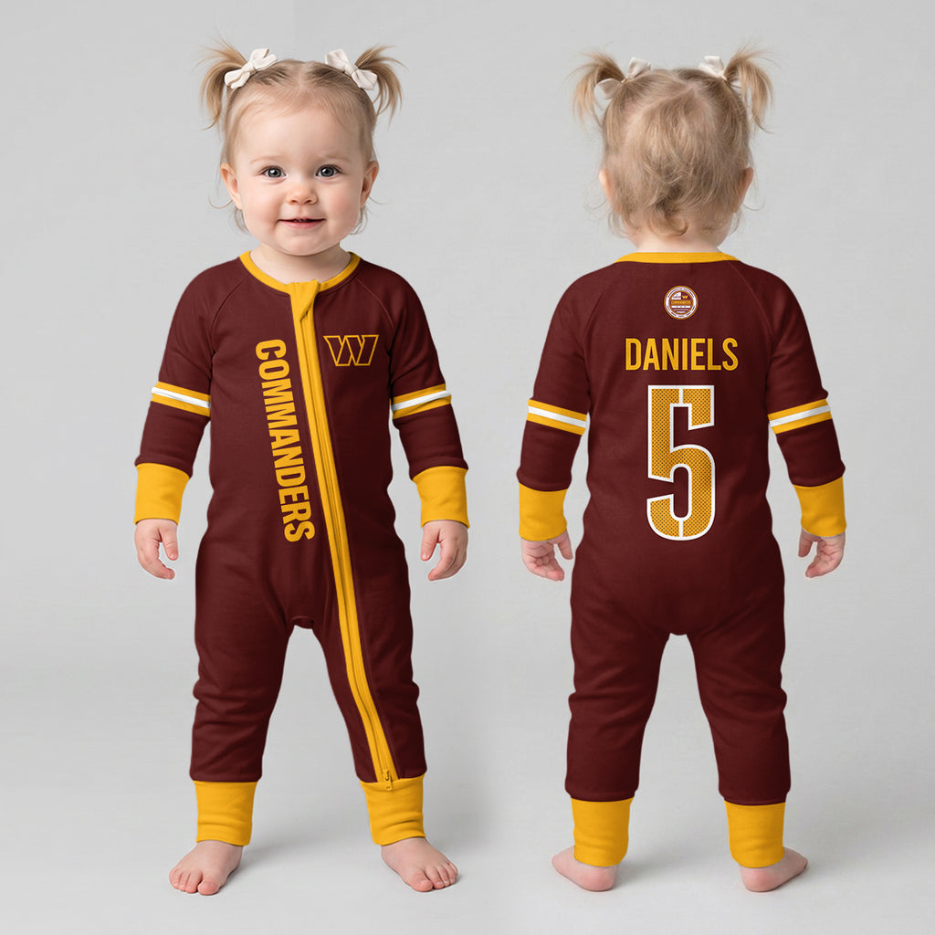 Commanders Football! Inspired Bamboo Convertible Zippy