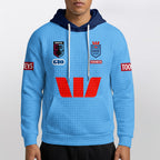 NSW Blues Rugby Waffle Hoodie