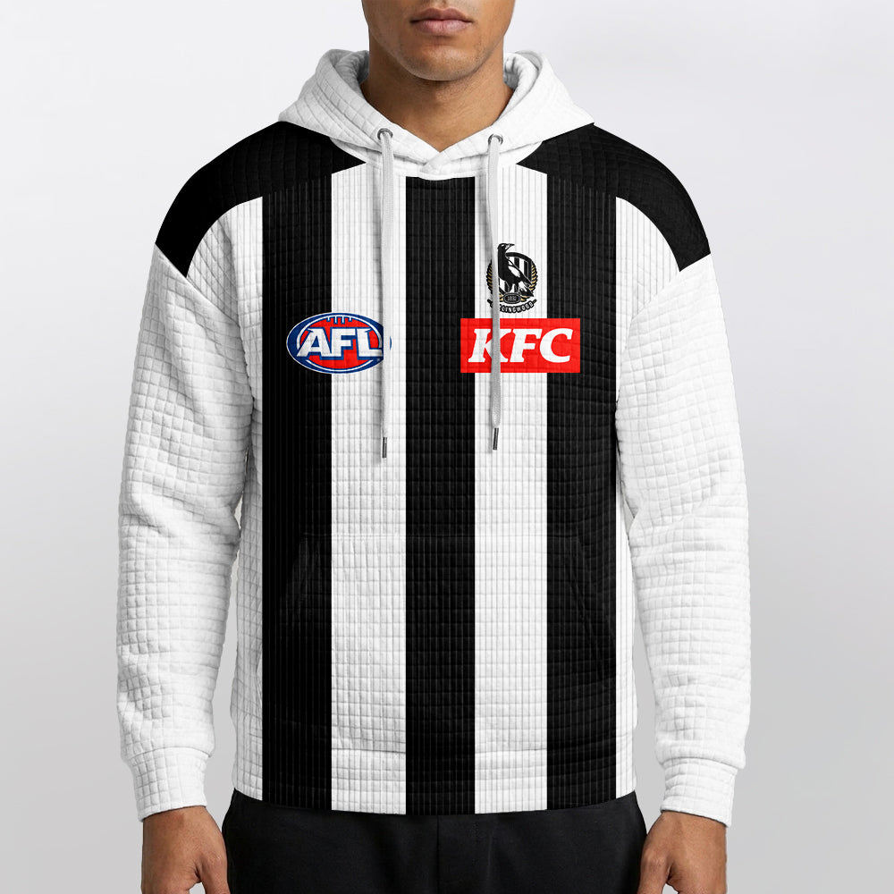 Collingwood Magpies Unisex Waffle Hoodie