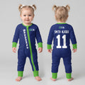 Seahawks Football! Inspired Bamboo Two Piece Long Sleeve Pajama Set