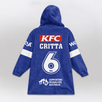 Bulldogs Rugby Critta Unisex Blanket Hoodie