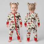 Merry Christmas Race Car Bamboo Convertible Zippy