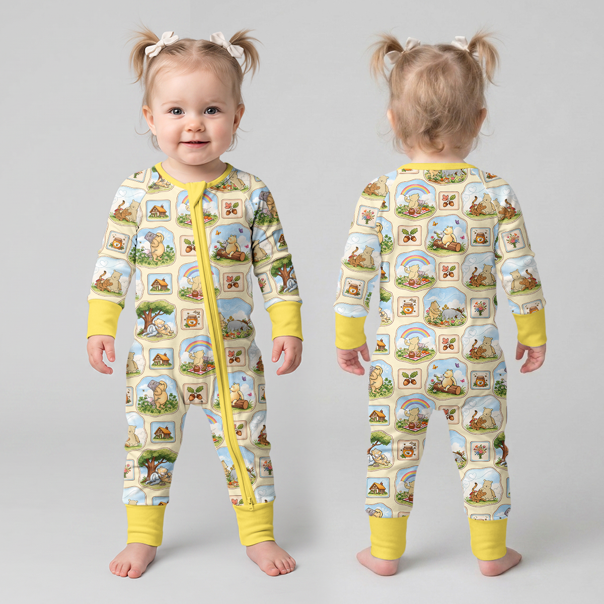 Silly Bear and Friends Bamboo Convertible Zippy