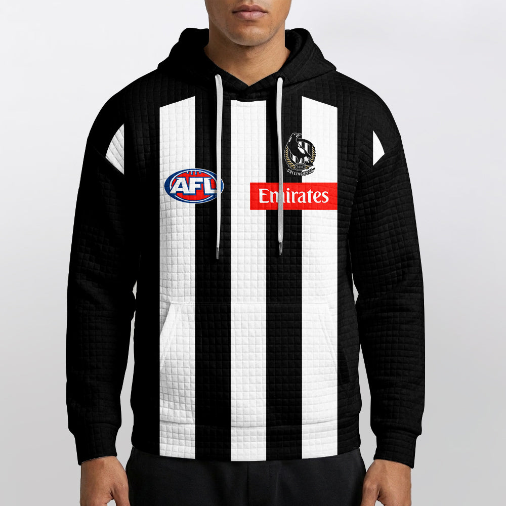 Collingwood Football 10 Pendlebury Waffle Hoodie
