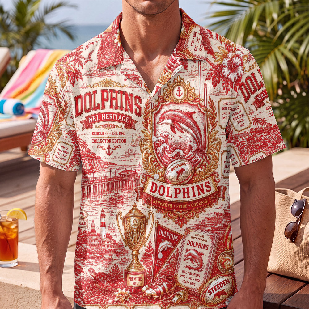 Dolphins Hawaiian Shirt – Retro Inspired Shirt