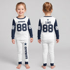 Dallas C. Football CDLamb 88! Inspired Bamboo Two Piece Long Sleeve Pajama Set