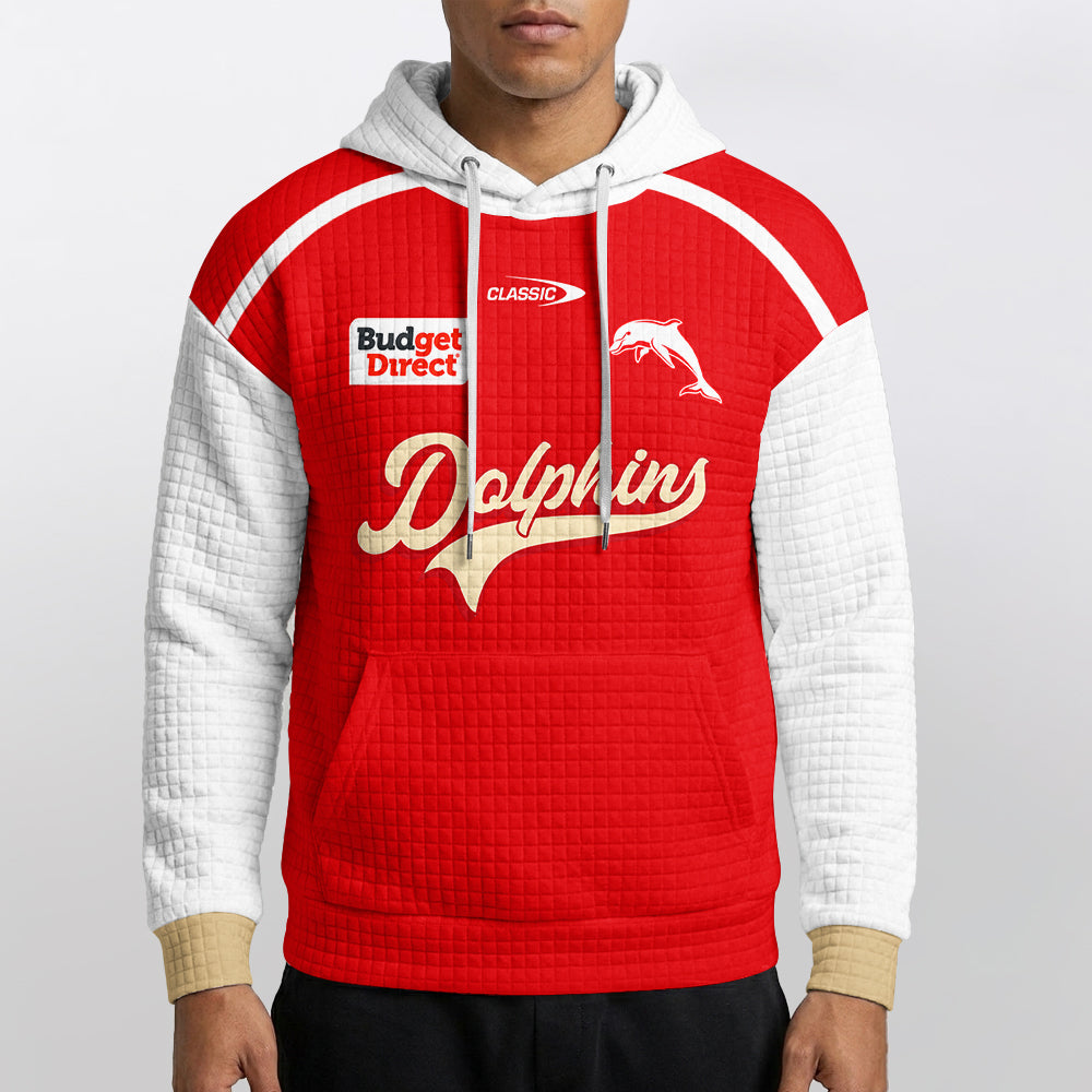 Dolphins Unisex Waffle Hoodie