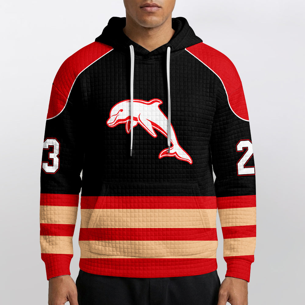 Dolphins Unisex Waffle Hoodie