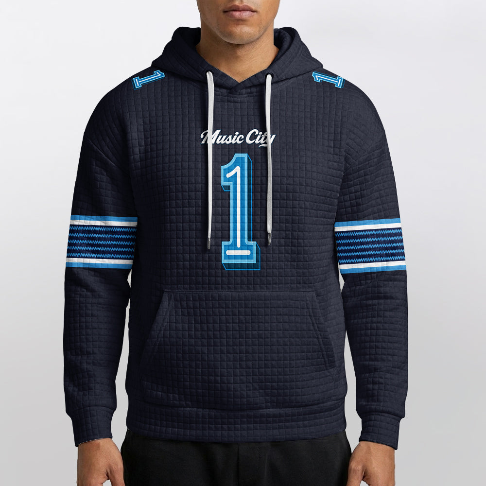 Tennessee T. Rivalries Ward 1 Football Waffle Hoodie