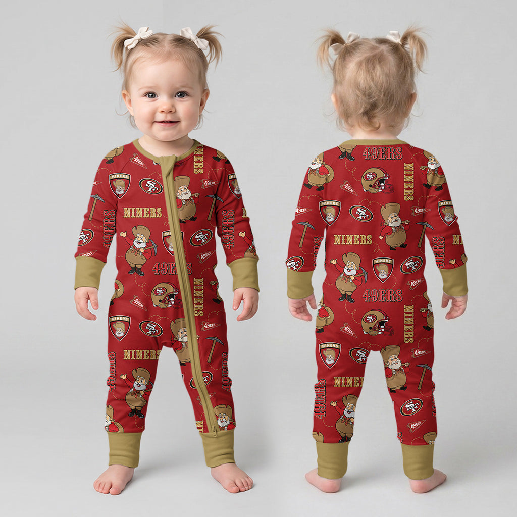 Niners Football x Pete Inspired Bamboo Convertible Zippy