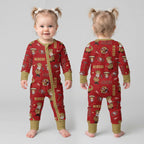 Niners Football x Pete Inspired Bamboo Convertible Zippy
