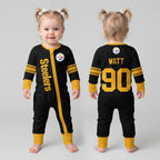 Steelers Football TJ Watt 90! Inspired Bamboo Convertible Zippy
