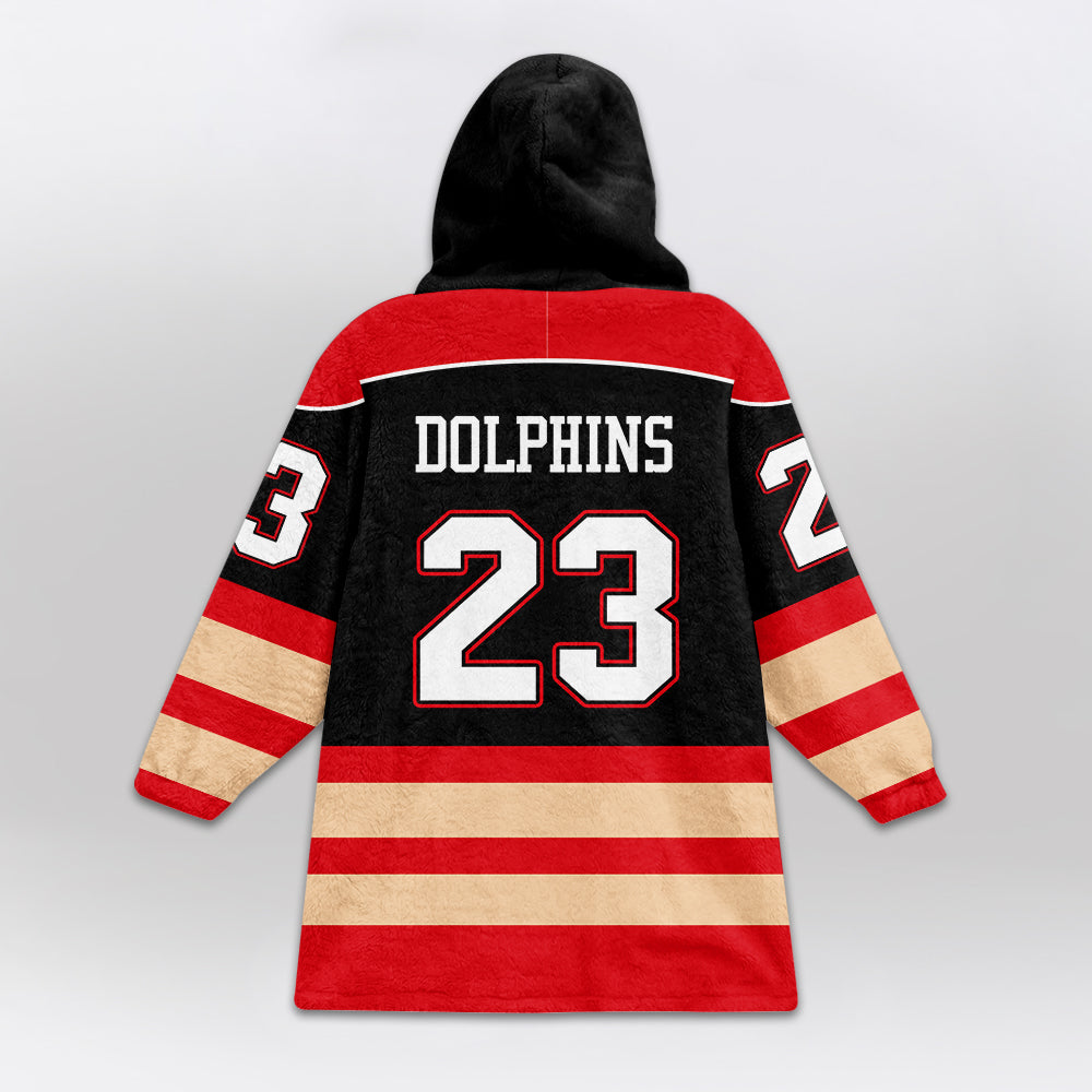 Dolphins Unisex Blanket Hoodie