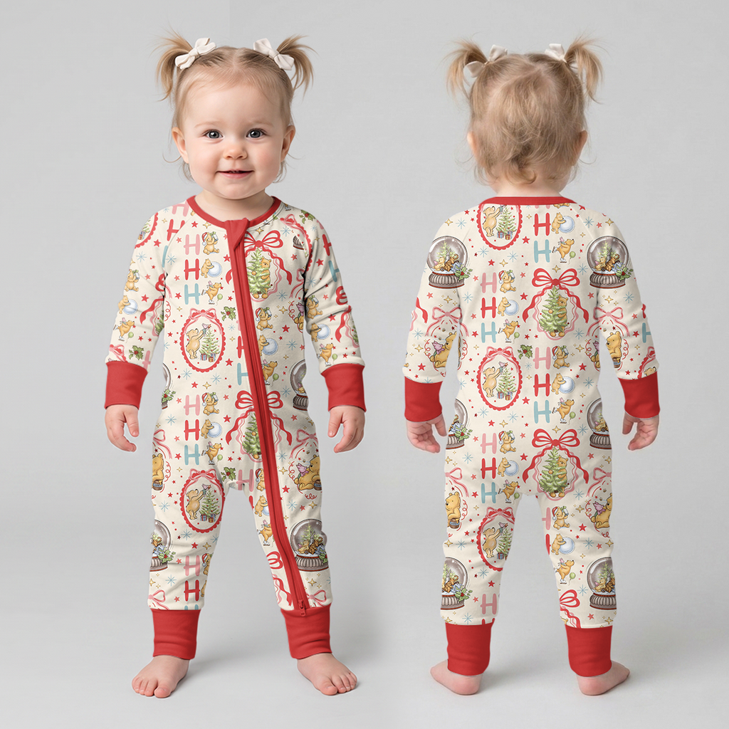 Christmas Bear and Friends Bamboo Convertible Zippy
