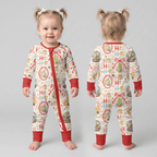 Christmas Bear and Friends Bamboo Convertible Zippy