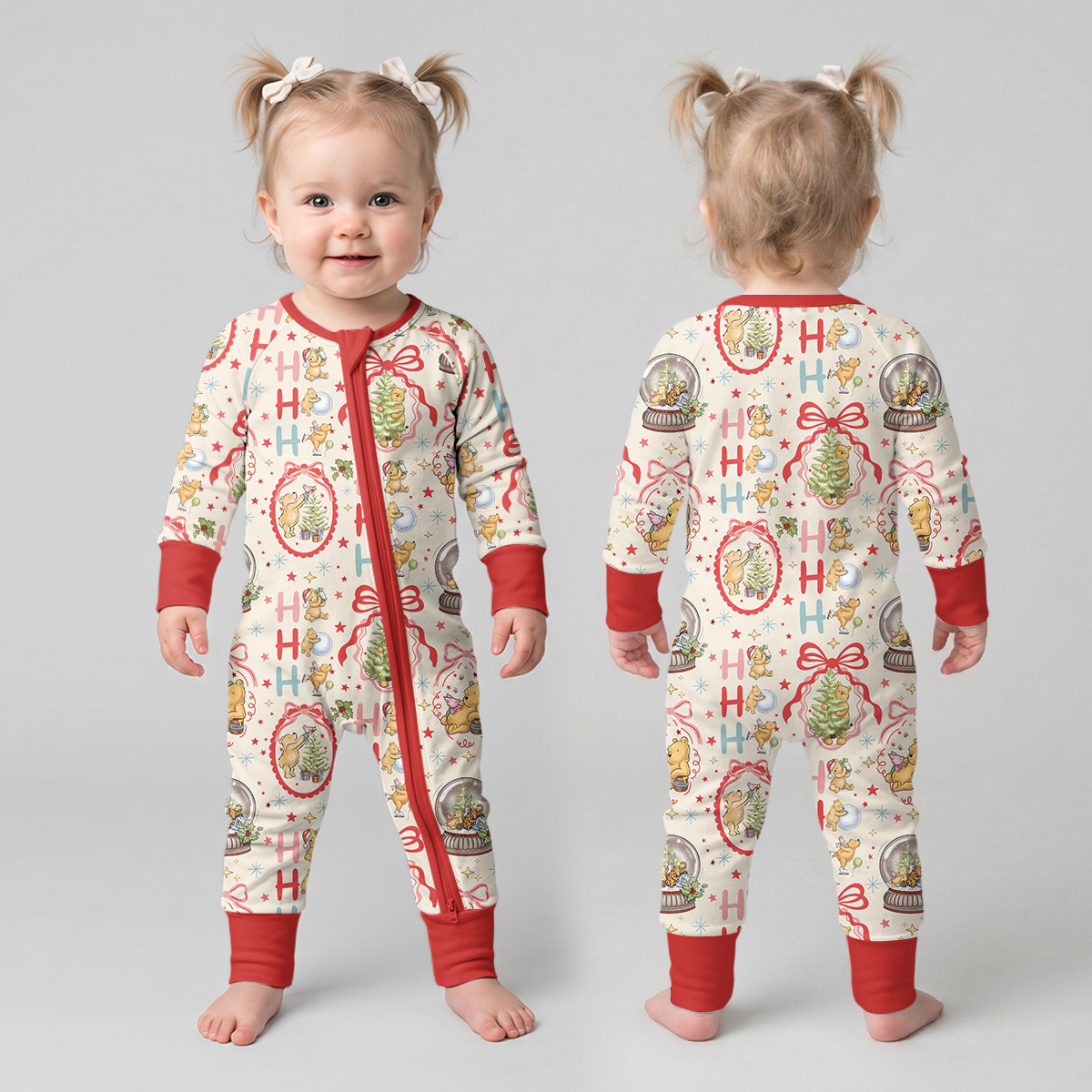 Christmas Bear and Friends Bamboo Convertible Zippy