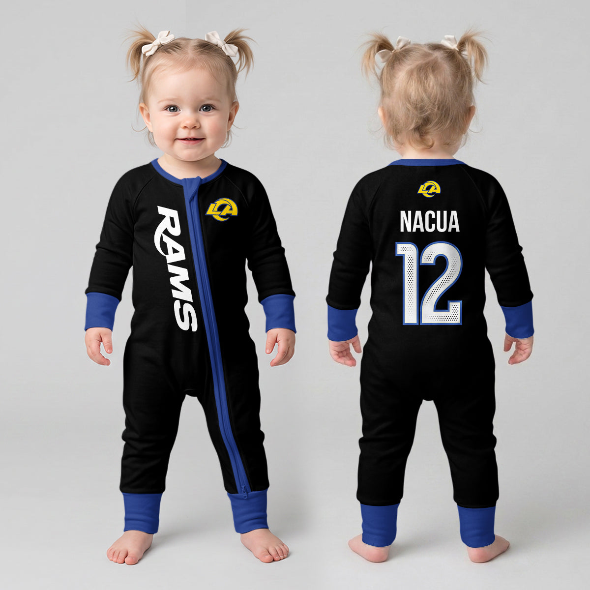 LA Rams Football!! Inspired Bamboo Convertible Zippy