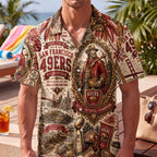 49ers Football Hawaiian Shirt – Retro Inspired Shirt