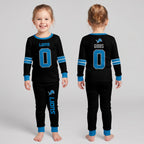 Detroit L. Football JG 0! Inspired Bamboo Two Piece Long Sleeve Pajama Set