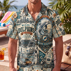 Miami Dolphins Football Hawaiian Shirt – Retro Inspired Shirt
