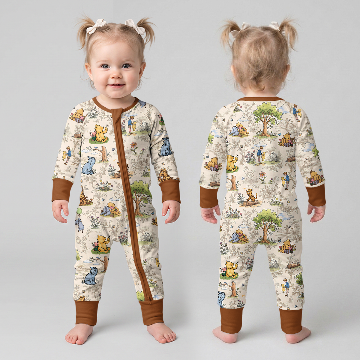 Silly Bear and Friends Bamboo Convertible Zippy