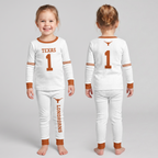Texas Longhorns Football!! Inspired Bamboo Two Piece Long Sleeve Pajama Set
