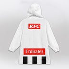Collingwood Football Blanket Hoodie