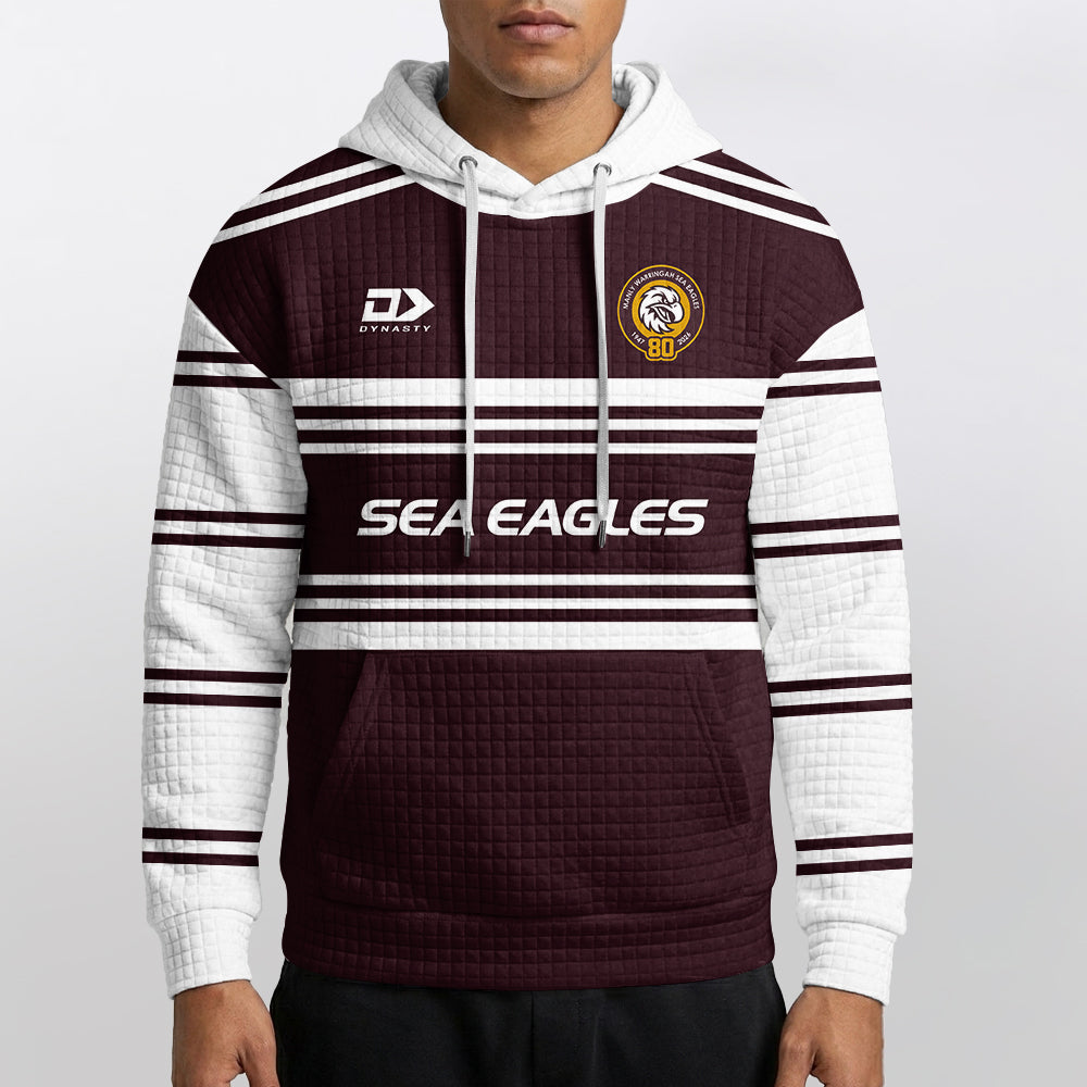 Manly Warringah 47 Waffle Hoodie