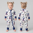 Patriots Football x Captain Inspired Bamboo Convertible Zippy
