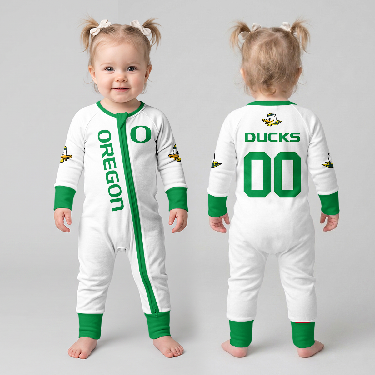 Oregon Ducks Football! Inspired Bamboo Convertible Zippy For Kid