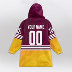 Brisbane Rugby Old School Blanket Hoodie