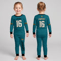 Jacksonville J. Football!! Inspired Bamboo Two Piece Long Sleeve Pajama Set