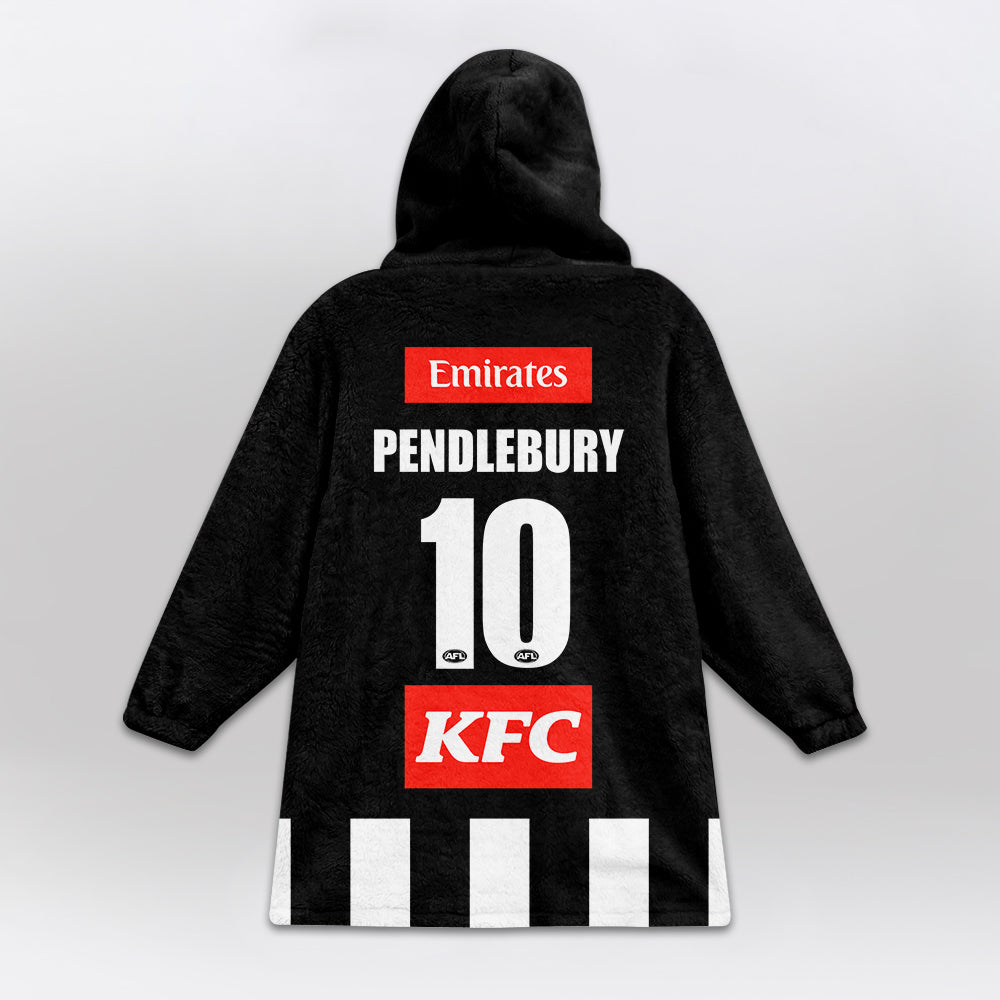 Collingwood Football 10 Pendlebury  Blanket Hoodie
