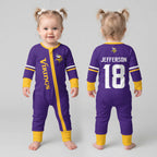 Vikings Football JJ 18 Inspired Bamboo Convertible Zippy