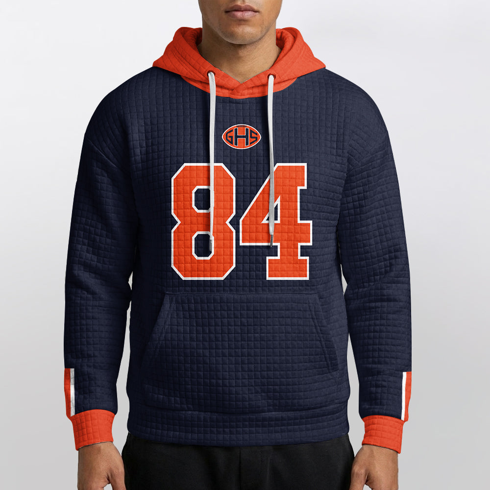 Chicago B. Rivalries Loveland 84 Football Waffle Hoodie